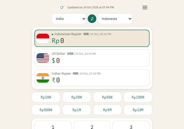 Screenshot of fxrate24.com