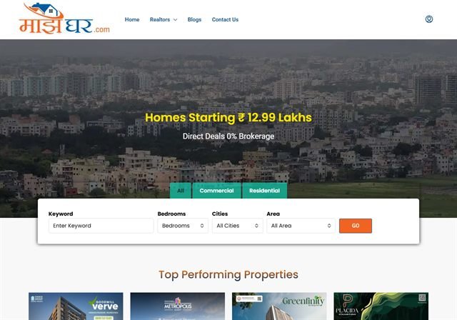 Screenshot of majheghar.com